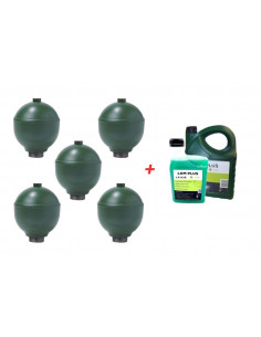 5 Spheres Neuves Pour Citroen XM Hydractive IFHS + 5L LHM