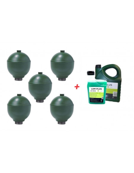 5 Spheres for Citroen GS + 5l lhm