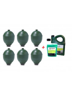 6 Spheres Neuves Pour Citroen XM Hydractive IFHS  + 5L LHM