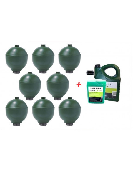 8 Spheres Neuves Pour Citroen XM Hydractive IFHS + 5L LHM